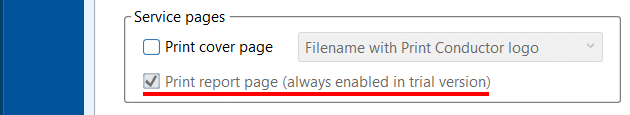 Remove report page limitation of Print Conductor free version