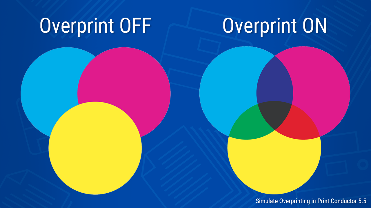 Overprinting in InDesign