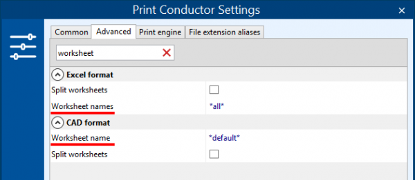 print conductor updates