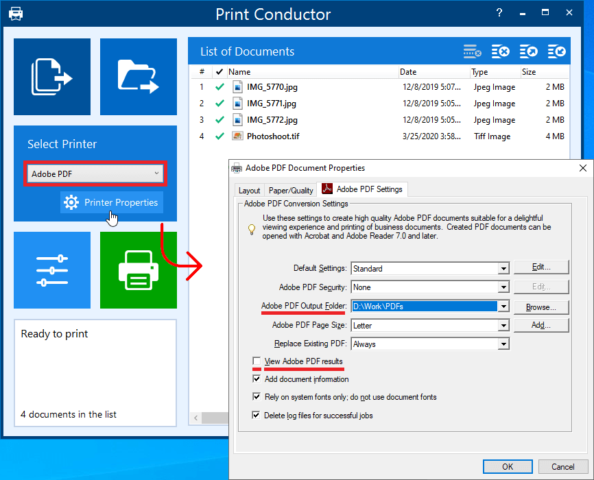 adobe pdf printer driver windows 7 not showing up