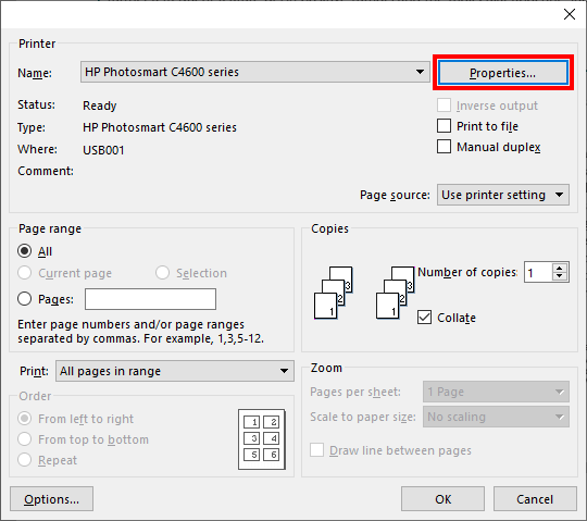 adobe pdf editor not showing 2 sided printer